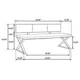 Carli - Upholstered Dining Bench - Antique Brown