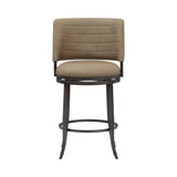 Torres - Upholstered Swivel Counter Height Barstool