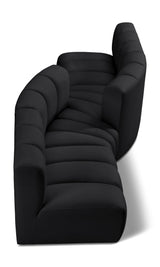 Arc - Faux Leather 4 Piece Sofa