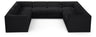 Rummi - Velvet Performance Fabric Upholstered Modular Sectional