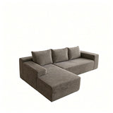 Modern L-Shaped Sectional Sofa With Left Facing Chaise