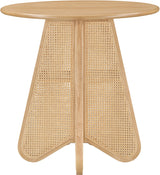Butterfly - Solid Wood And Natural Cane Table With Natural Top