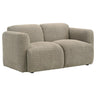 Dorset - Fabric Upholstered Round Track Arm Loveseat