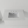 Basin Sink, 0.6" Ultra Thin Profile, Triple Faucet Holes