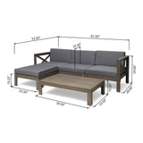 Alcove - L Shape Sofa Set