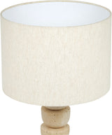 Opus - Linen Textured Fabric And Brass Table Lamp