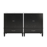 Bathroom Vanity With Sink, Soft Closing Door, Multi Functional Storage