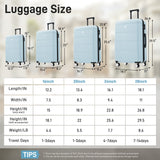 Hardshell Luggage Set 6 Piece With Duffel & Toiletry Bag
