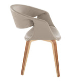 Curvo - Upholstered Chair (Set of 2) - Zebra Wood Legs