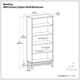 Banting - Mid Century Bookcase, Handcrafted