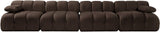 Orin - Velvet 4 Piece Modular Sofa