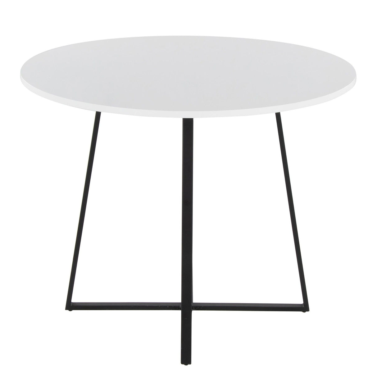 Cosmo - Canary Dining Table - Black Metal Base