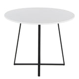 Cosmo - Canary Dining Table - Black Metal Base