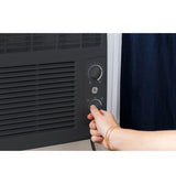 GE(R) 5,000 BTU Mechanical Window Air Conditioner for Small Rooms up to 150 sq ft., Black - (AHED05AC)