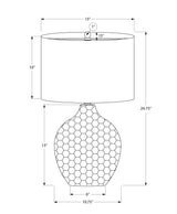 Lighting, Table Lamp, Resin, Contemporary - Brown