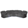 Challenger - Recliner Sectional Sofa, Built In USB, C Ports & Bluetooth
