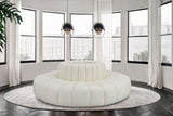 Arc - Faux Leather 8 Piece Round Modular Sofa