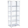 Nevra - 4 Shelf Display LED Curio Cabinet