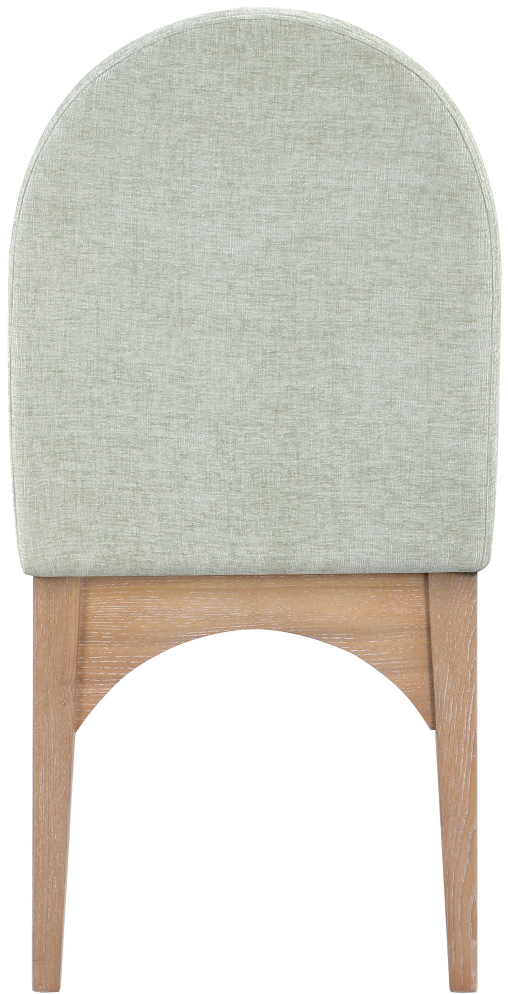 Waldorf - Chenille Dining Side Chair With Natural Legs