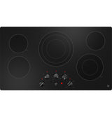 GE JEP5036DTBB - 36" Built-In Knob Control Electric Cooktop - Black