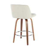 Tintori - Upholstered Counter Stool Set