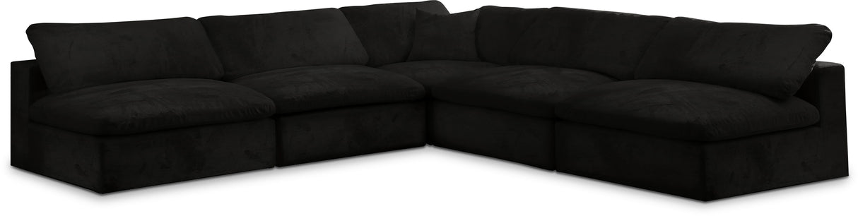 Cozy - 5 Piece Modular Corner Armless Sectional