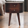 Rounded Bedside Table