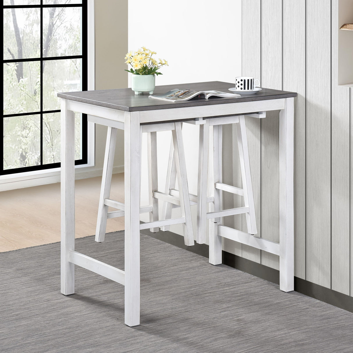 3 Pieces Counter Height Set