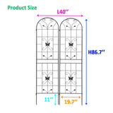 Garden Metal Trellis Rustproof Trellis For Climbing Plants Outdoor Flower Support