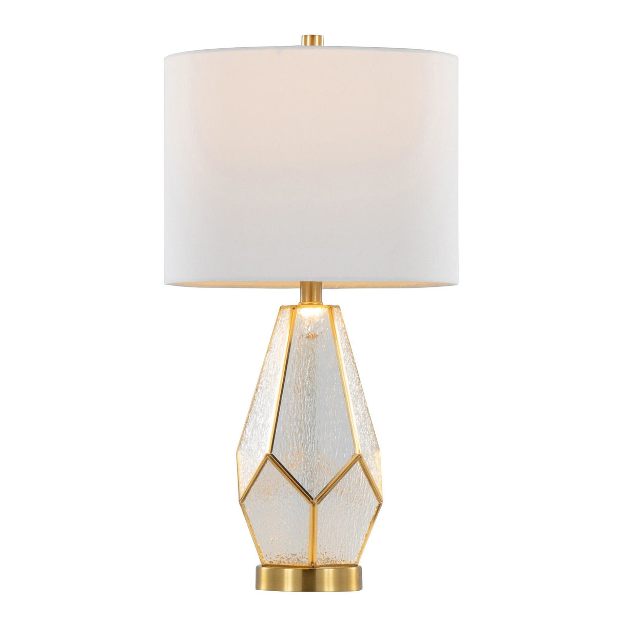 Geo - Rain Glass Table Lamp (Set of 2)