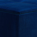 Avalon - Square Coffee Table, Storage Ottoman