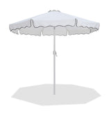 Amalfi - Patio Umbrella - White Pole