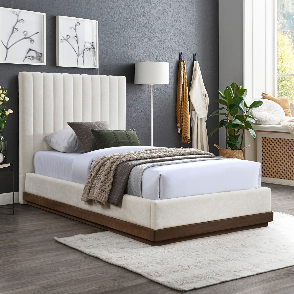 Emmet - Bed - Dark Brown Base