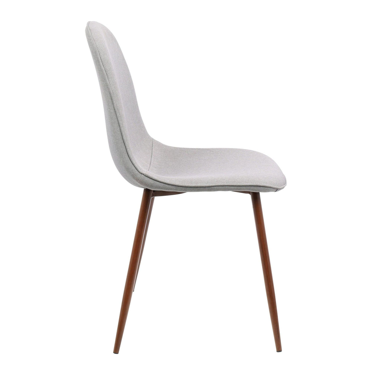 Pebble - Mid-Century Modern Dining / Accent Chair (Set of 2) - Walnut