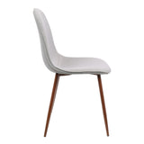 Pebble - Mid-Century Modern Dining / Accent Chair (Set of 2) - Walnut