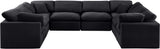 Indulge - Velvet 8 Piece Modular Sectional
