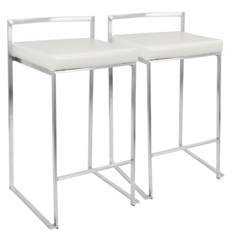Fuji - Stackable Counter Stool (Set of 2)