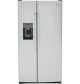 GE GSE25GYPFS - 36 in. 25.3 cu. ft. Side by Side Refrigerator with Ice & Water Dispenser - Stainless