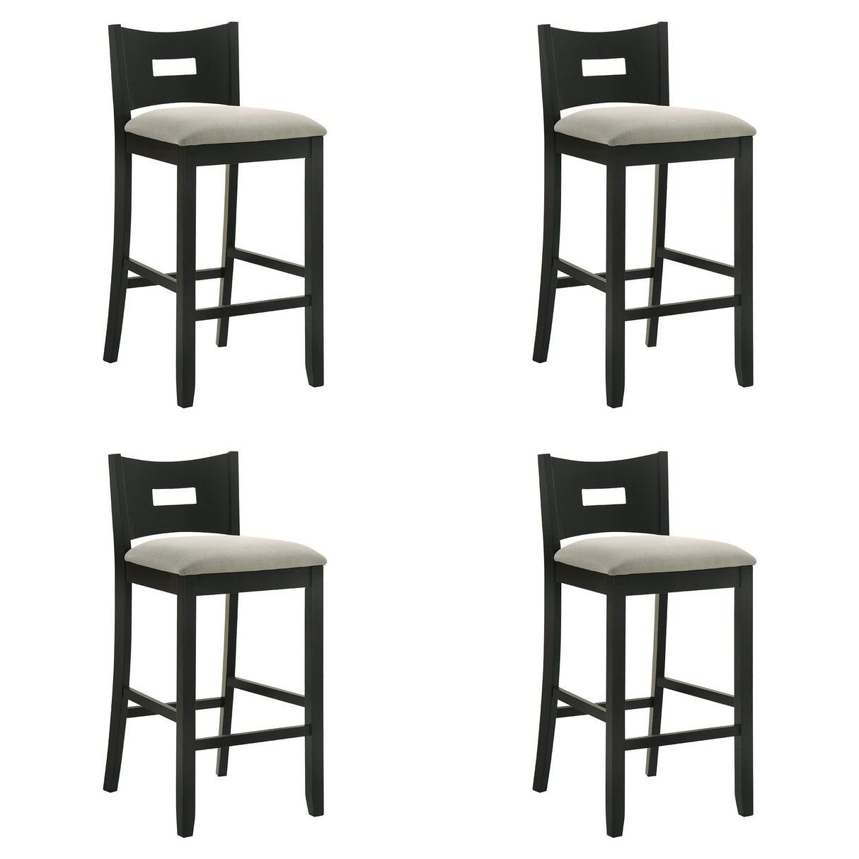Ren - 26" Counter Height Rubberwood Barstool (Set of 2)