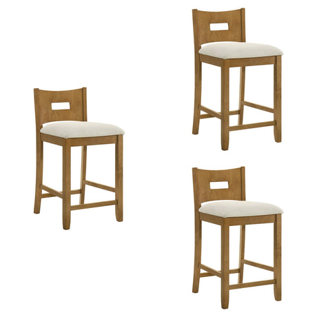Ren - 30" Bar Height Rubberwood Barstool