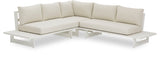 Maldives - Water Resistant Outdoor Patio Sectional With White Frame