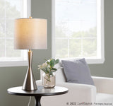 Gemma - 23" Metal Table Lamp (Set of 2) - Gray