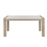 Vanilla - Real Marble Dining Table - Beige / Light Natural