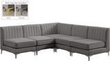 Alina - 5 Piece Armless Sectional