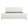Luxury Upholstered Bed Frame With Curved Headboard & Footboard