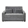 Upholstered Sleeper Bed Sofa With Dual USB Charging, Adjustable Backrest