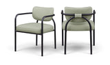 Serava - Vegan Leather Upholstered Dining Chair (Set of 2)