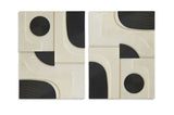 Element - Mango Wood 2 Piece Wall Art