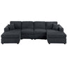 Modern Design Sectional Set With Right And Left Arm Chaise