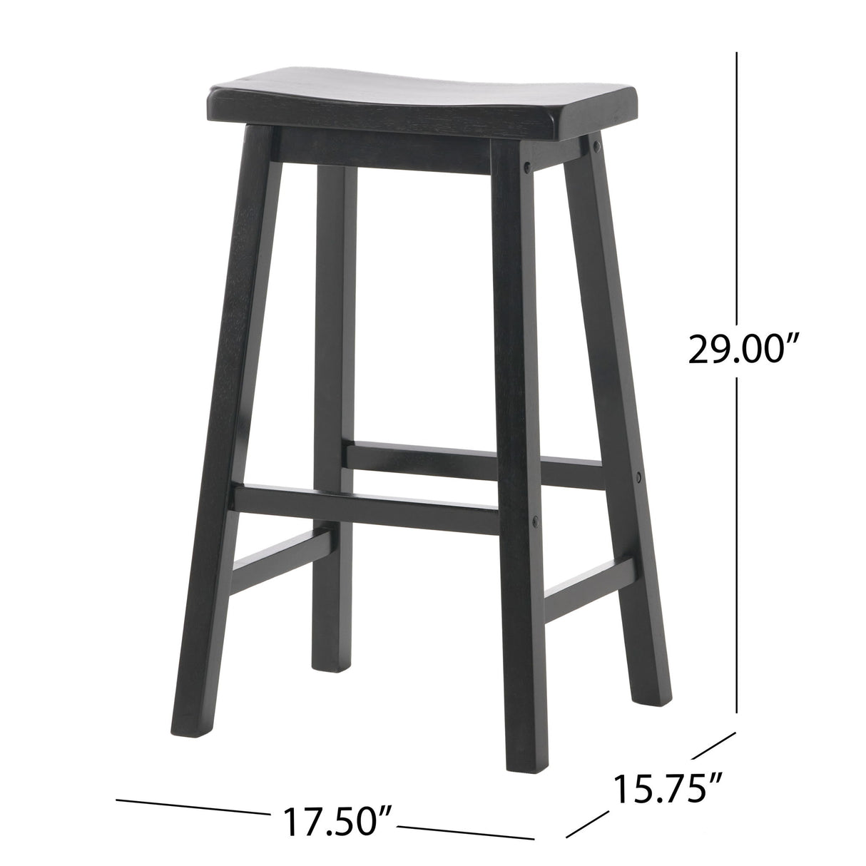 Saddle Stool - Black